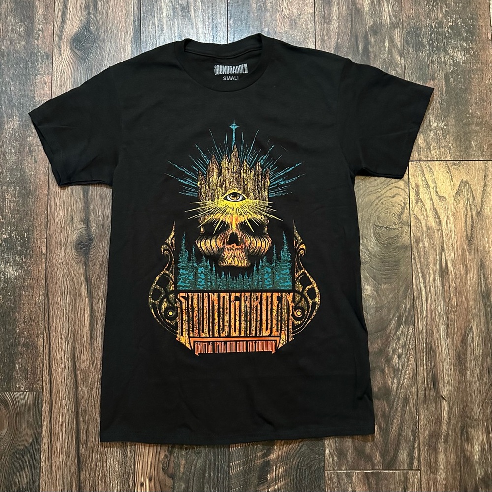 Soundgarden band Seattle tour concert short sleeve t-shirt size small